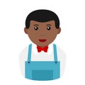 Black Supermarket Employee Man Avatar