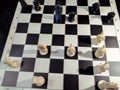 Black surrendered. The victory of white pieces