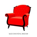 Black Swan Royal armchair