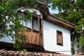Historic traditional Bulgarian house, Architecture medieval Balkan home style