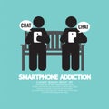 Black Symbol Smartphone Addiction