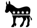 Black Symbol of USA Democratic Party