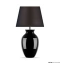 Black table lamp