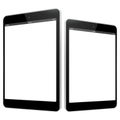 Black Tablet Computer Vector Illustration. Royalty Free Stock Photo