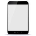 Black Tablet Computer Vector Illustration. Royalty Free Stock Photo