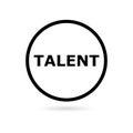 Black Talent icon or logo