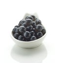 Black tapioca pearls for bubble tea Royalty Free Stock Photo