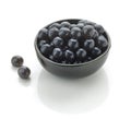 Black tapioca pearls for bubble tea Royalty Free Stock Photo
