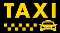 Black taxi background