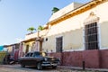 Black taxi in Trinidad Royalty Free Stock Photo