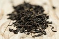 Black tea leaves macro Royalty Free Stock Photo