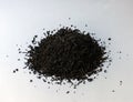 Black tea leaves pile. Earl gray tea. Royalty Free Stock Photo