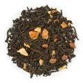 Black tea orange cinnamon Royalty Free Stock Photo