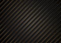 Black tech geometric background with golden dots