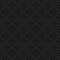 Black Technology Background with Seamless Perforated Pattern Royalty Free Stock Photo