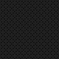 Black Technology Background with Seamless Perforated Pattern Royalty Free Stock Photo