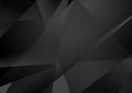 Black technology geometric low poly abstract background Royalty Free Stock Photo