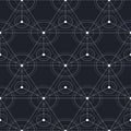 Black technology seamless pattern Royalty Free Stock Photo