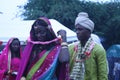 Black teen in Indian dress