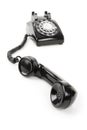 Black telephone Receiver Royalty Free Stock Photo