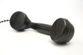 Black telephone receiver