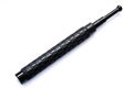 Black telescopic expandable baton / truncheon isolated