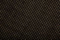 Black textile with golden metallic dots decor