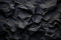 black texture background with a frozen lava-inspired pattern, ideal for adding a touch of volcanic and contemporary