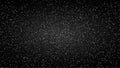 Black texture. White small squares. Random rectangle pattern. Glittering particles