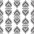Black and white seamless pattern. Royalty Free Stock Photo