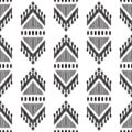 Black and white seamless pattern. Royalty Free Stock Photo