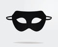 Black theater mask