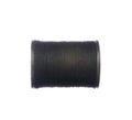 Black thread isolated on white Royalty Free Stock Photo