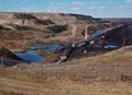 Black Thunder Coal Mine in Wyoming Royalty Free Stock Photo