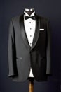 Black tie tuxedo Royalty Free Stock Photo