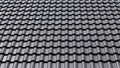 Black tiles roof Royalty Free Stock Photo