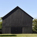 A Black Tobacco Barn Royalty Free Stock Photo