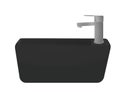 Black toilet sink