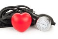 Black tonometer and heart