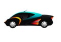 The black-tosca sport car model in new style