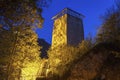 Black Tower in Brasov at night