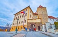 Black Tower Gate of Prague Castle, Prague, Czech Republic Royalty Free Stock Photo