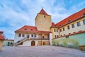 The Black Tower of Prague Castle, Hradcany, Czech Republic Royalty Free Stock Photo