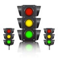 Black traffic light