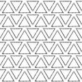 Black triangles seamless pattern Royalty Free Stock Photo