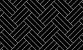 Black triple herringbone parquet floor seamless pattern with diagonal panels