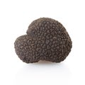 Black truffles isolated on white Royalty Free Stock Photo