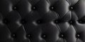 Black Tufted Leather Texture Background Royalty Free Stock Photo