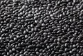 Black turtle beans legumes background Royalty Free Stock Photo
