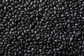 Black turtle beans legumes background Royalty Free Stock Photo
